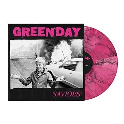 Green Day Saviors＜Indies Exclusive Black & Pink Marbled Vinyl＞ LP | 