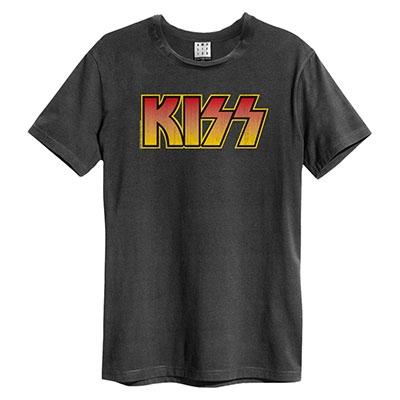 Kiss Kiss - Classic Logo Distressed T-shirts Large Apparel | TOWER RECORDS