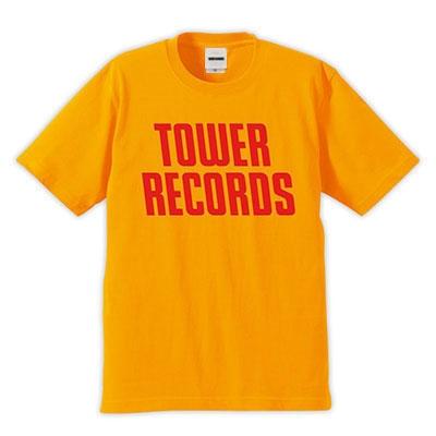 TOWER RECORDS T-shirt ver.2 イエロー Lサイズ Apparel | TOWER RECORDS