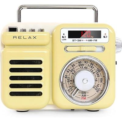 RELAX MULTI RETRO RADIO ライムイエロー Accessories | 