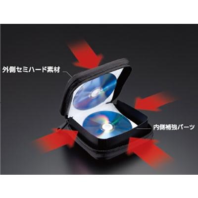 ELECOM Blu-ray/CD/DVD対応 ファスナーケース 32枚収納/ブラック Accessories |  | 03