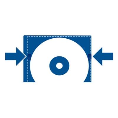 ELECOM Blu-ray/CD/DVD対応 ファスナーケース 96枚収納/ブラック Accessories |  | 08
