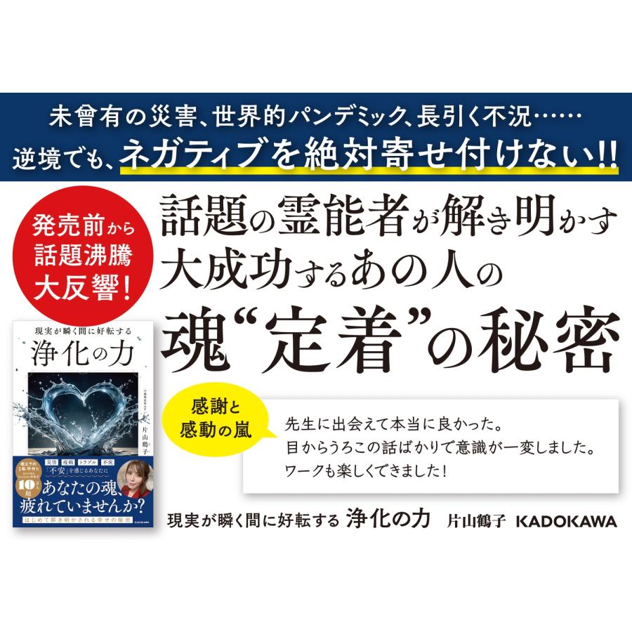 片山鶴子 現実が瞬く間に好転する 浄化の力 Book |  | 01