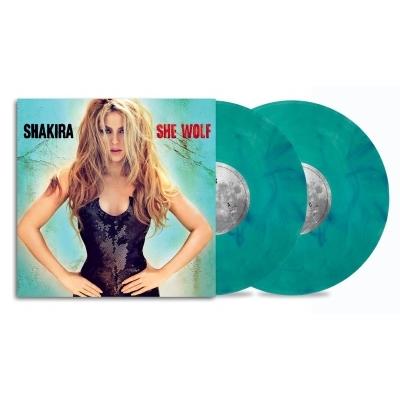 Shakira She Wolf＜完全生産限定盤/Seaglass & Turquoise Swirl Vinyl＞ LP |  | 01