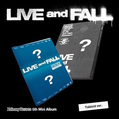 Xdinary Heroes LIVE and FALL: 5th Mini Album (Tabloid Ver.) CD | 