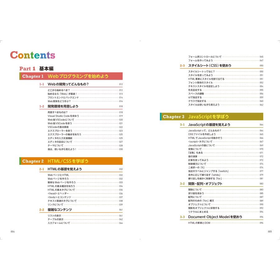 掌田津耶乃 作りながら学ぶWebプログラミング実践入門 改訂版 一冊で学ぶ HTML/CSS、JavaScript、React、Node.js、Expr Book |  | 01