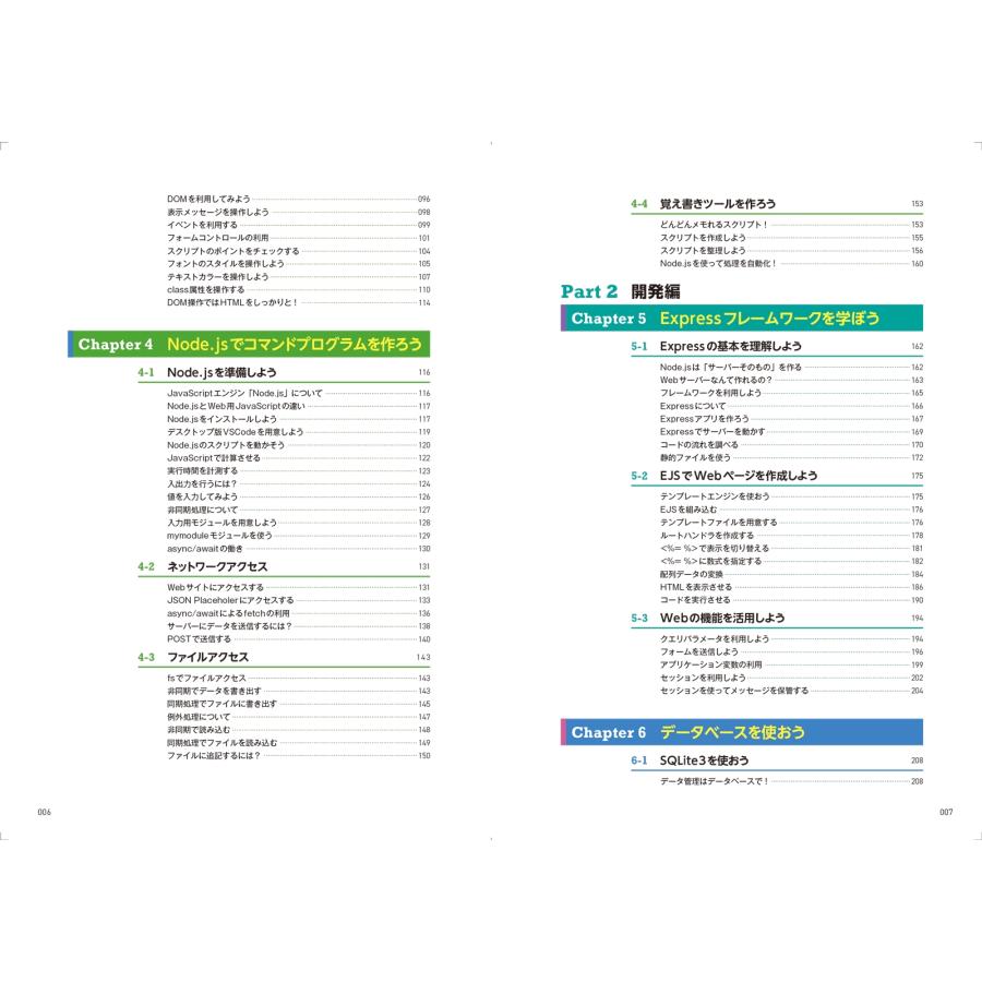 掌田津耶乃 作りながら学ぶWebプログラミング実践入門 改訂版 一冊で学ぶ HTML/CSS、JavaScript、React、Node.js、Expr Book |  | 02