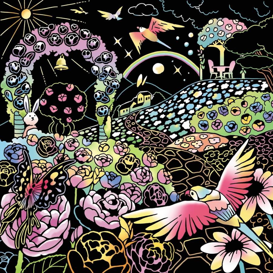 心がやすらぐスクラッチアート 夢いっぱいの薔薇の花園 Book |  | 01