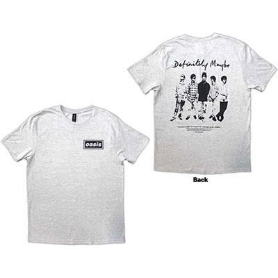 Oasis Definitely Maybe Promo (Back Print) Tシャツ GREY/Lサイズ Apparel | 