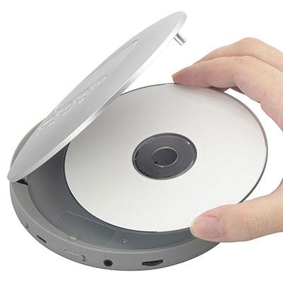 OHM ポータブルCDプレーヤー CDP-3875Z シルバー(リモコン付きステレオイヤホン付属) Accessories |  | 03