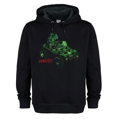Gorillaz GORILLAZ Geep Amplified Vintage Black Hoodie/M Apparel | 