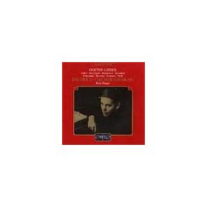 ディートリヒ・フィッシャー=ディースカウ Goethe Lieder CD | 
