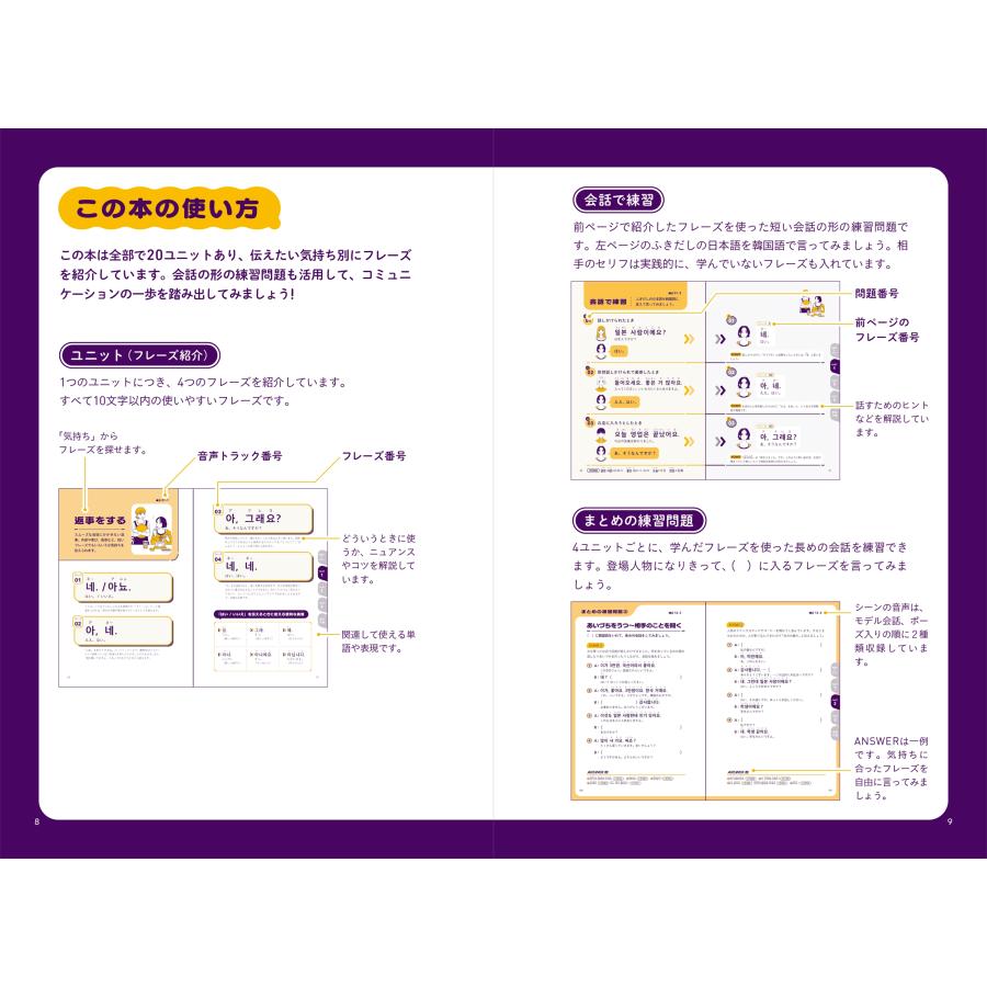 阪堂千津子 一瞬で気持ちが伝わる はじける韓国語 Book |  | 04