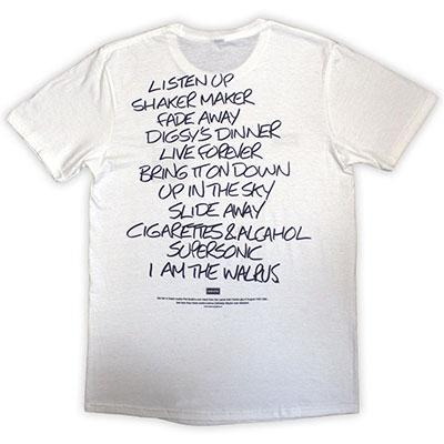Oasis Oasis Definitely Maybe AAA Setlist White (Back Print) Tシャツ XLサイズ Apparel |  | 02