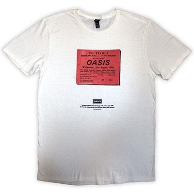 Oasis Oasis Definitely Maybe Ticket Stub White Tシャツ XLサイズ Apparel | 