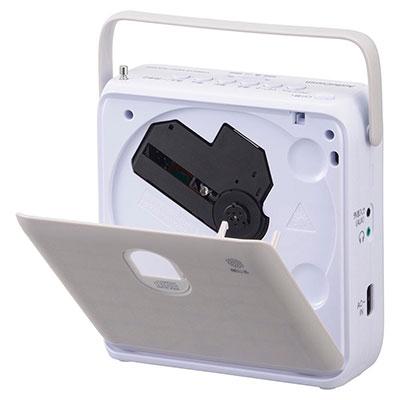 AudioCommステレオCDラジオ AM/FMステレオ RCR-600Z-H ライトグレー Accessories |  | 02