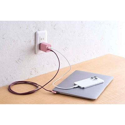 ILMF キューブAC充電器 Type-C 2ポート Pink Accessories |  | 09