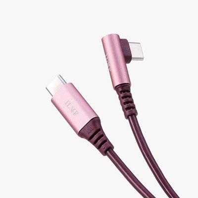 ILMF L字コネクタ ケーブル Type-C Type-C(2.0m) Pink Accessories |  | 03