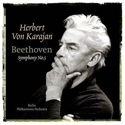 ヘルベルト・フォン・カラヤン Beethoven: Symphony No.5 in C minor Op.67＜限定盤/Solid White & Black Mixed＞ LP | 