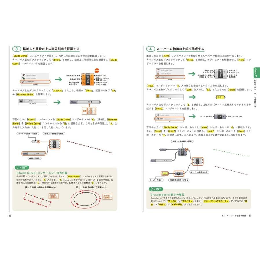 アルゴリズムデザインラボ 建築デザインのための Grasshopper Book |  | 03