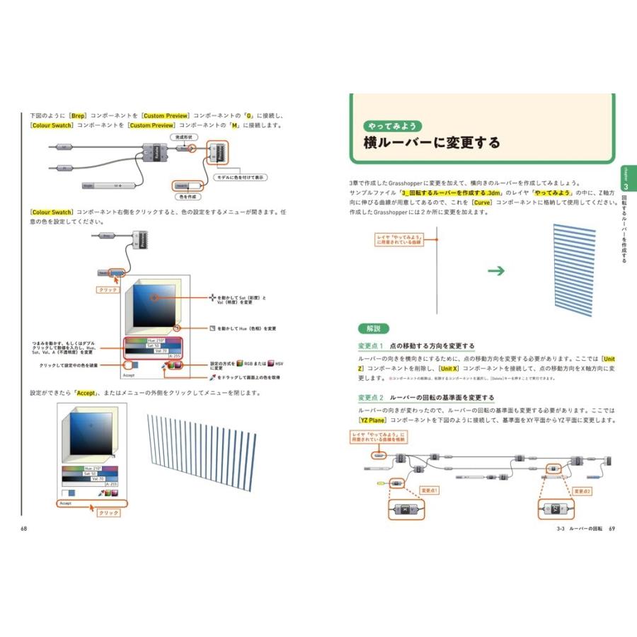 アルゴリズムデザインラボ 建築デザインのための Grasshopper Book |  | 04