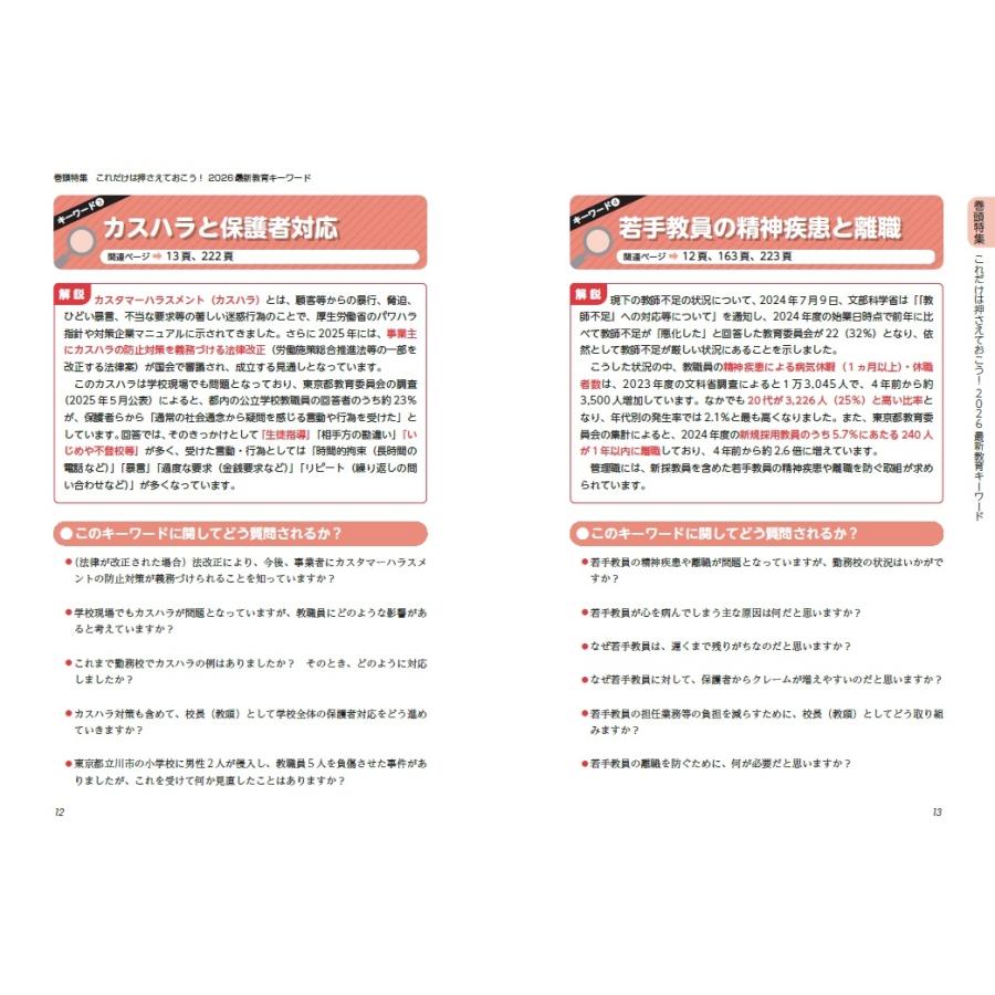 学校管理職研究会 2026校長・教頭選考 面接合格対策集 面接に合格する答え方が、この1冊でよくわかる! Mook |  | 01