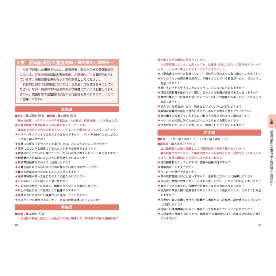 学校管理職研究会 2026校長・教頭選考 面接合格対策集 面接に合格する答え方が、この1冊でよくわかる! Mook |  | 05