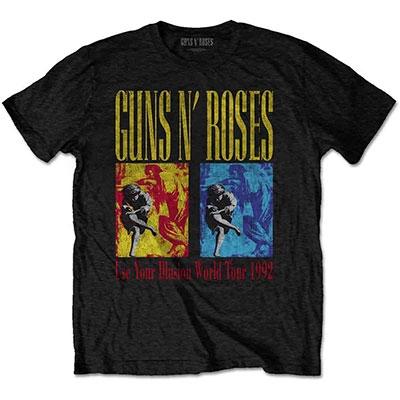 Guns N' Roses Use Your Illusion World Tour Oficial Camiseta Para Hombre