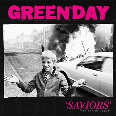 Green Day Saviors (Edition De Luxe)＜Pink & White Splatter Vinyl＞ LP | 