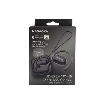 NAGAOKA オープンイヤー型ワイヤレスイヤホン NOW10/マイルドブラック Headphone/Earphone |  | 03