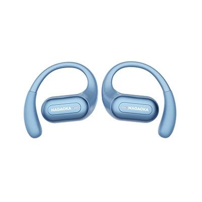 NAGAOKA オープンイヤー型ワイヤレスイヤホン NOW10/ライトブルー Headphone/Earphone | 