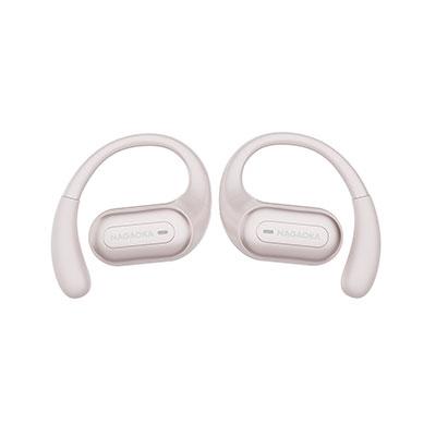 NAGAOKA オープンイヤー型ワイヤレスイヤホン NOW10/パステルピンク Headphone/Earphone | 