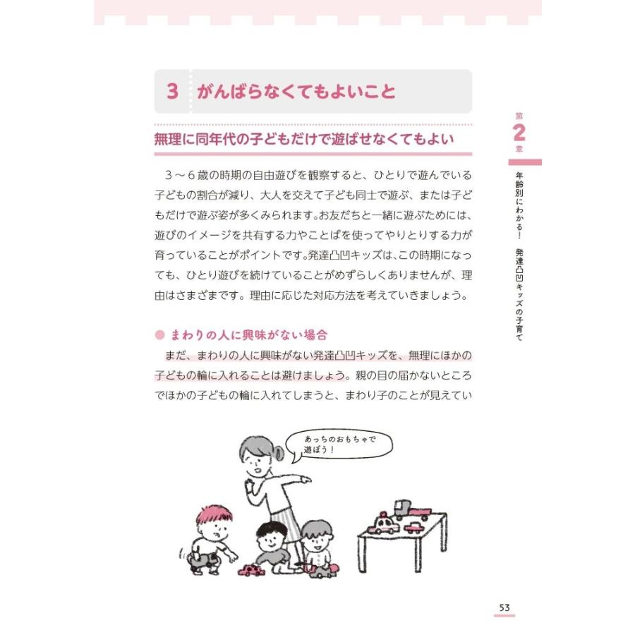 石川道子 発達凸凹キッズの子育てナビ 年齢別にわかる! いまがんばりたいこと、がんばらなくてもよいこと Book |  | 05