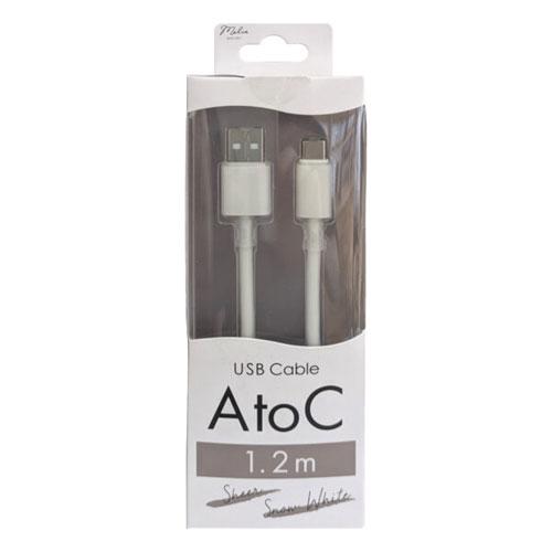 Sheer カラー Type-A/Type-Cケーブル 1,2m スノーホワイト Accessories |  | 02