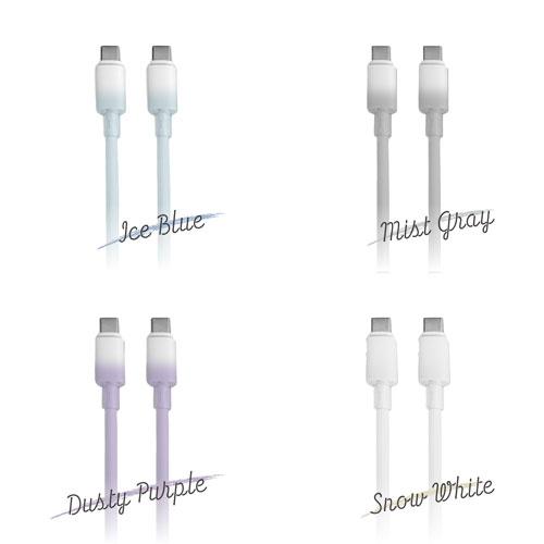 Sheer カラー Type-C/Type-Cケーブル ダスティパープル Accessories |  | 03