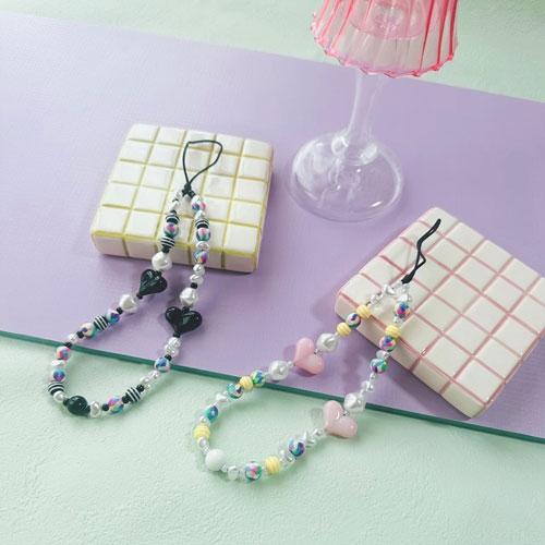 Melia ビーズストラップ カラフルハート ピンク Accessories | TOWER RECORDS | 04