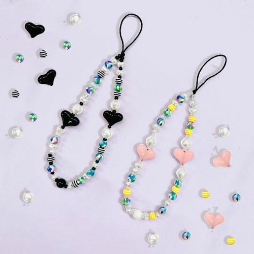 Melia ビーズストラップ カラフルハート ピンク Accessories | TOWER RECORDS | 05