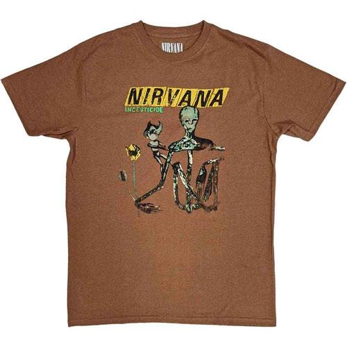 Nirvana NIRVANA Incesticide (Brown) Tシャツ XL Apparel | 