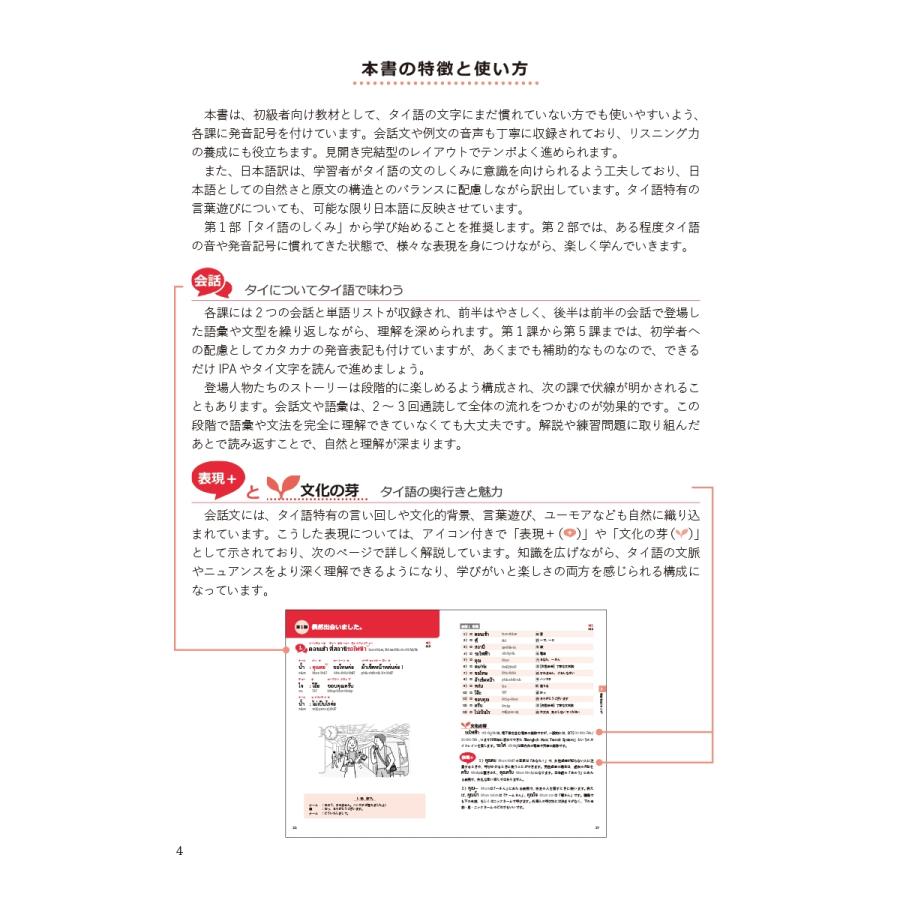 コースィット・ティップティエンポン タイ語の旅 4技能が育つ初級総合講座(音声DL付) Book |  | 02