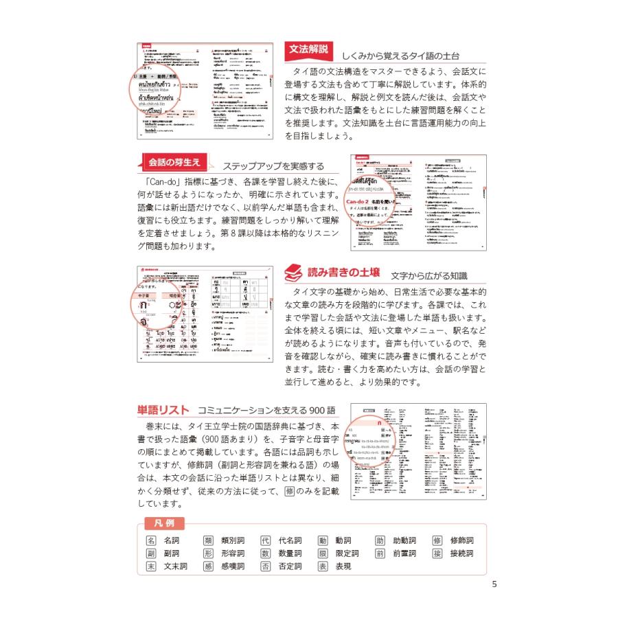 コースィット・ティップティエンポン タイ語の旅 4技能が育つ初級総合講座(音声DL付) Book |  | 03