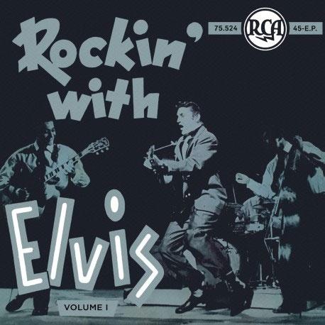 Elvis Presley EP Etranger N19 - Rockin' With Elvis (Volume I) (Belgium)＜限定盤/Blue Vinyl＞ 7inch Single | 
