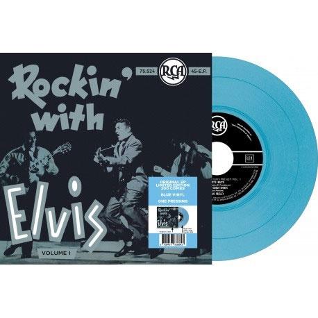 Elvis Presley EP Etranger N19 - Rockin' With Elvis (Volume I) (Belgium)＜限定盤/Blue Vinyl＞ 7inch Single |  | 01