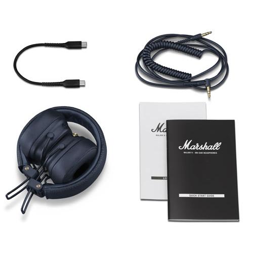 Marshall MAJOR V Bluetooth ヘッドホン Midnight Blue Headphone