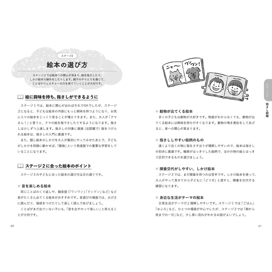 矢幡洋 ことばを話す力と理解がぐーんと伸びる 魔法の絵本メソッド ことばの6ステージごとの発達アプローチと効果的な Book |  | 05