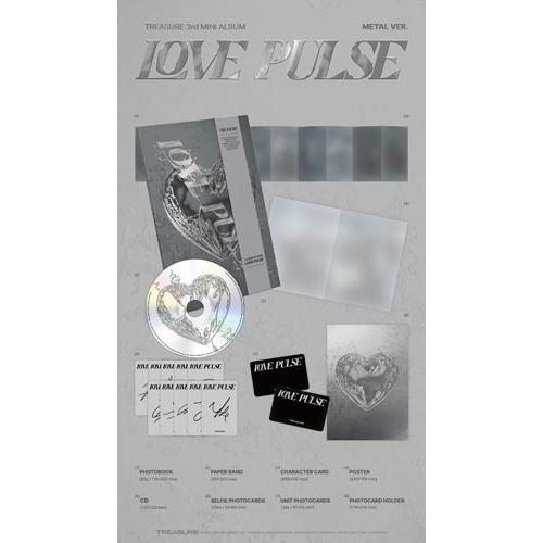 TREASURE TREASURE 3rd MINI ALBUM [LOVE PULSE] (METAL VER.) CD ※特典あり |  | 01
