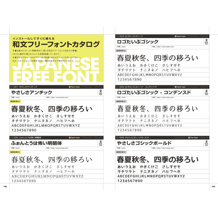 GOLDEN AXE デザインの現場で役立つ 和文フリーフォント345 (DVD-ROM付属) 〜商用利用可能/?表記不要/漢字も使える無料 Book |  | 04