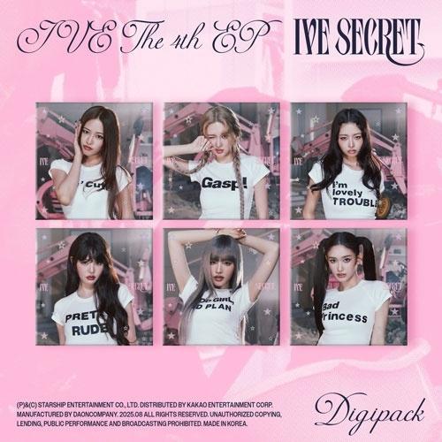 IVE SECRET: 4th EP (Digipack Ver.)(ランダムバージョン)＜数量