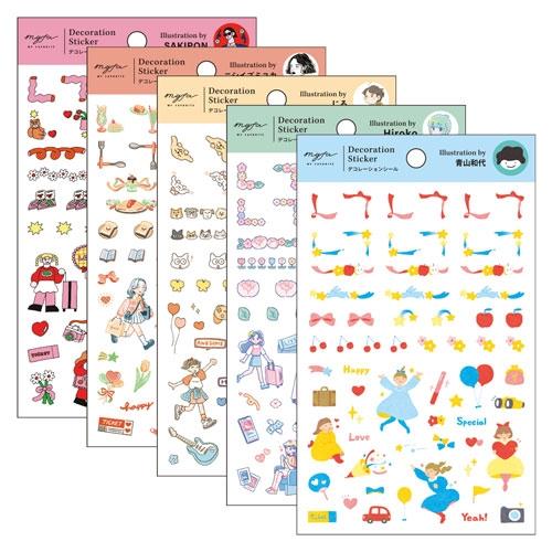 Myfa デコレーションシール クリエイターコラボ ヒロコ Accessories |  | 01