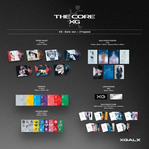 XG THE CORE - 核 ［CD+BOOKLET+LOGO STICKER+SOLO PHOTO POSTER+SOLO PHOTO CARD+STICKER SHEET］＜初回盤/COCONA ver CD ※特典あり |  | 01