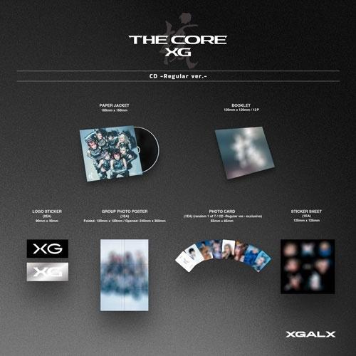 XG THE CORE - 核 ［CD+BOOKLET+LOGO STICKER+GROUP PHOTO POSTER+PHOTO CARD+STICKER SHEET］＜初回盤/Regular ver.＞ CD ※特典あり |  | 01